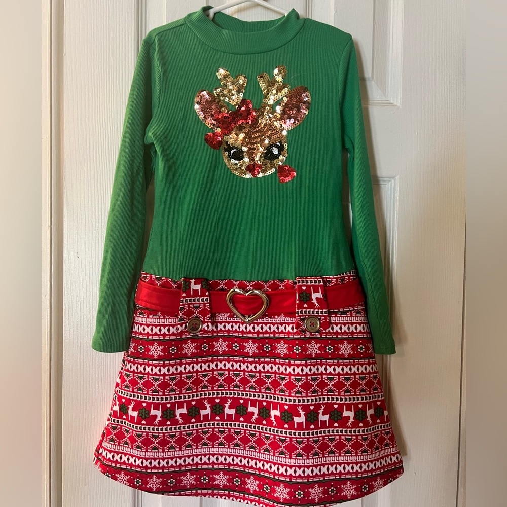 Christmas Dress Size M (7/8)